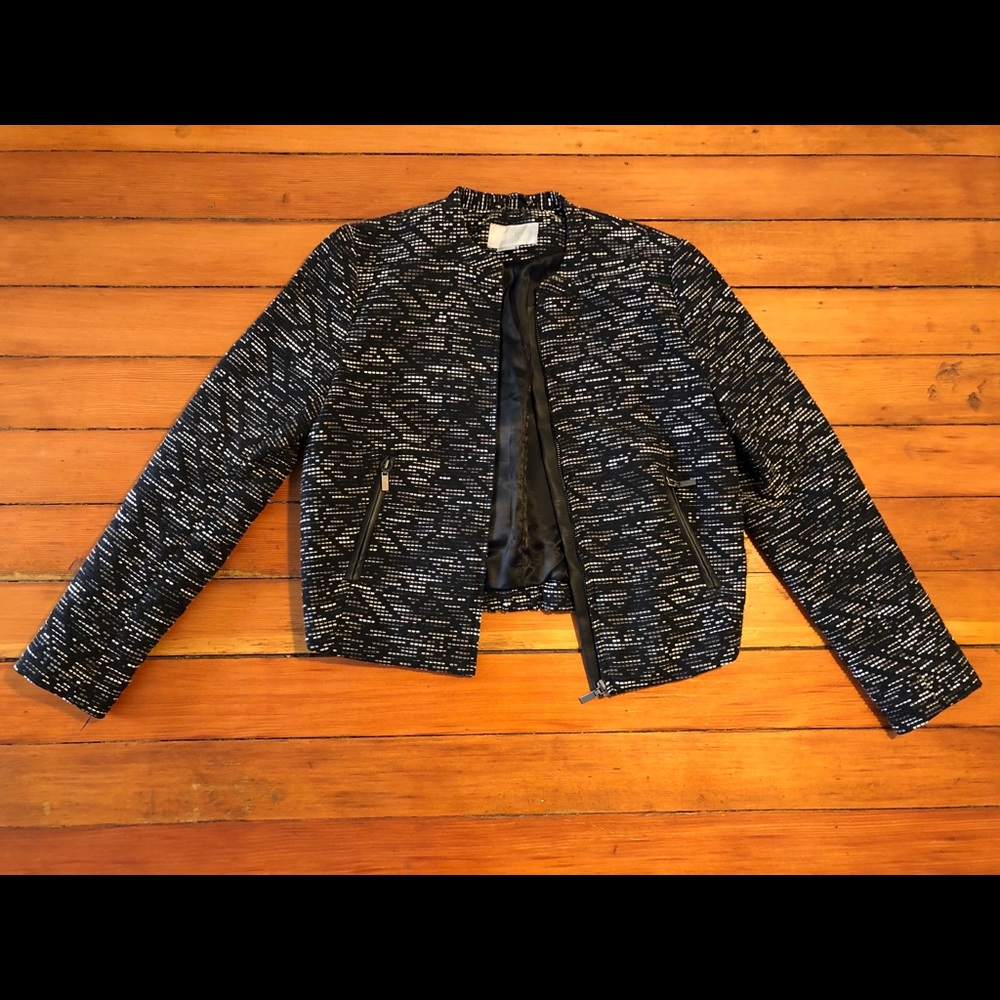 Cropped H&M Moto Suit Jacket